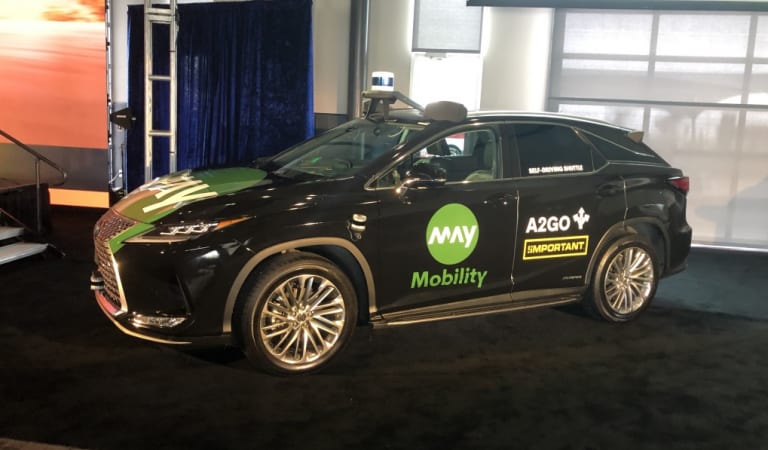 May Mobility announces A2GO autonomous shuttle in Ann Arbor, Mich.
