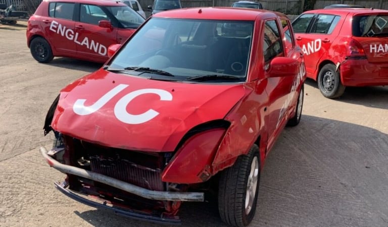 Someone Bought 9 Top Gear Car Football Suzuki Swifts For £8k And We Have Questions